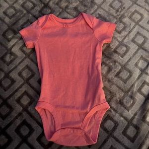 Carter’s 0-3M Simple Pink Onesie